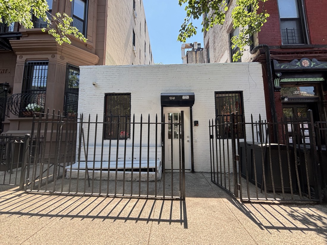 The P.S. 668 storefront at 668 President Street, Park Slope, Brooklyn.
